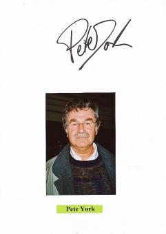 Pete York  Spencer Davis Group  Musik Autogramm Karte original signiert 