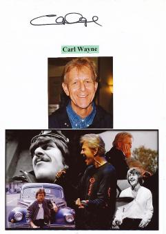 Carl Wayne † 2004  The Hollies  Musik Autogramm Karte original signiert 