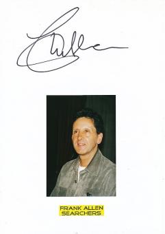 Frank Allen  The Searchers  Musik Autogramm Karte original signiert 
