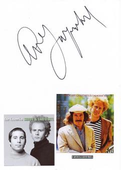 Art Garfunkel  Musik Autogramm Karte original signiert 