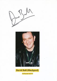 David Ball  Soft Cell  Musik Autogramm Karte original signiert 