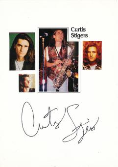 Curtis Stigers  Musik Autogramm Karte original signiert 