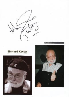 Howard Kaylan  The Turtles  Musik Autogramm Karte original signiert 