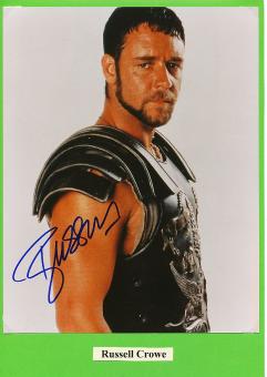 Russell Crowe  Film & TV Autogramm Foto  original signiert 