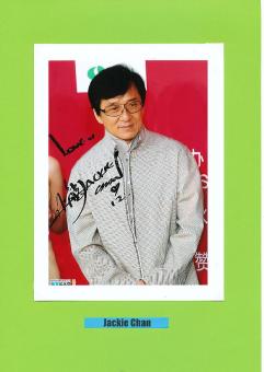 Jackie Chan  Film & TV Autogramm Foto  original signiert 