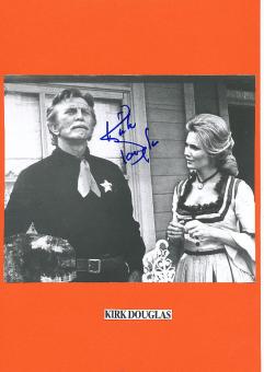 Kirk Douglas † 2020  Film & TV Autogramm Foto  original signiert 