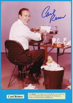 Carl Reiner † 2020  Film & TV Autogramm Foto  original signiert 