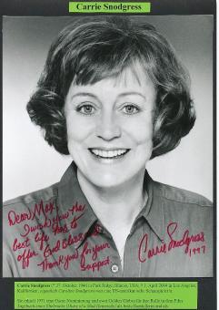 Carrie Snodgress † 2004  Film & TV Autogramm Foto  original signiert 