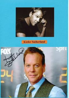 Kiefer Sutherland  Film & TV Autogramm Foto  original signiert 