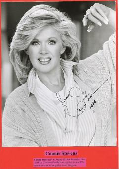 Connie Stevens  Film & TV Autogramm Foto  original signiert 