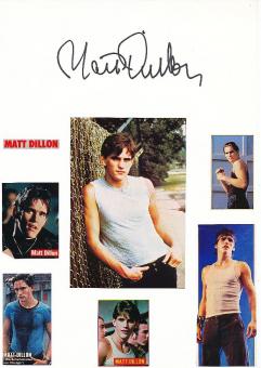 Matt Dillon  Film & TV Autogramm Karte original signiert 