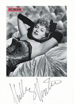 Shelley Winters † 2006  Film & TV Autogramm Karte original signiert 