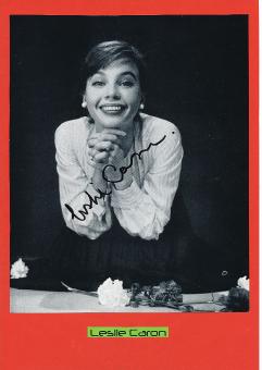 Leslie Caron Film & TV Autogramm Bild original signiert 