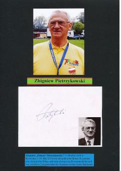 Zbigniew Pietrzykowski † 2014 Polen  1956 Bronze Olympia  Boxen  Autogramm Karte original signiert 