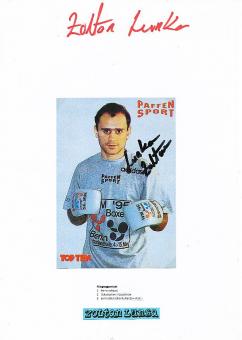 2  x  Zoltan Lunka  Boxen  Autogrammkarte + Blankokarte original signiert 