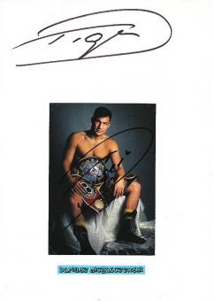 2  x  Dariusz Michalczewski  "Tiger"   Boxen  Autogrammkarte + Blankokarte original signiert 