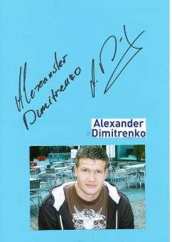 Alexander Dimitrenko  Boxen  Autogramm Karte original signiert 