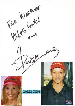 Daisy Lang  Boxen  Autogramm Karte original signiert 