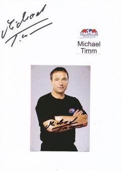 2  x  Michael Timm  Boxen  Autogrammkarte + Blankokarte original signiert 