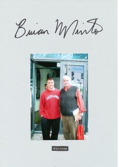 Brian Minto USA  Boxen  Autogramm Karte original signiert 