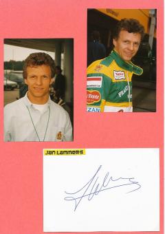 Jan Lammers Holland  Formel 1  Auto Motorsport  Autogramm Karte  original signiert 