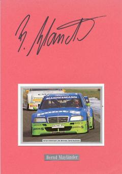 Bernd Mayländer Autogrammkarte Original Signiert Motorsport A 210814 