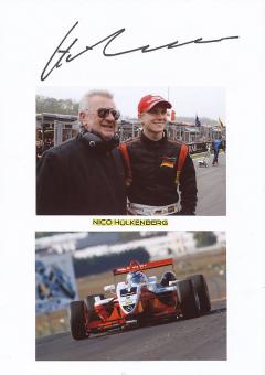 Nico Hülkenberg  Formel 1  Auto Motorsport  Autogramm Karte  original signiert 