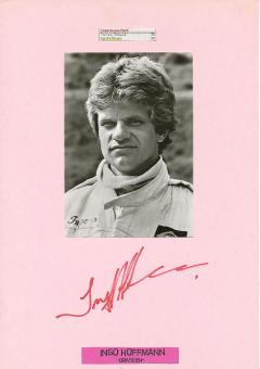 Ingo Hoffmann  Brasilien  Formel 1  Auto Motorsport  Autogramm Karte  original signiert 