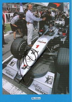 Mika Häkkinen  Finnland  Weltmeister  Formel 1  Auto Motorsport  Autogramm Bild original signiert 