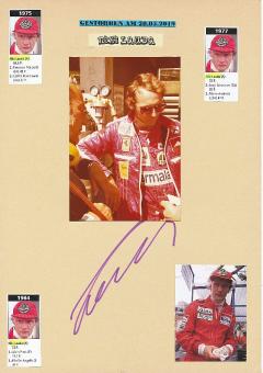 Niki Lauda † 2019  Formel 1  Auto Motorsport  Autogramm Karte  original signiert 