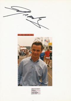 Olivier Grouillard  Frankreich  Formel 1  Auto Motorsport  Autogramm Karte  original signiert 