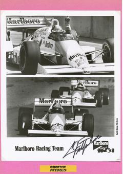 Emerson Fittipaldi  Brasilien Weltmeister  Formel 1  Auto Motorsport  Autogramm Foto  original signiert 
