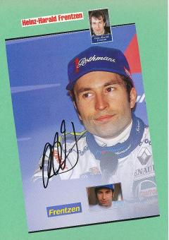 Heinz Harald Frentzen   Formel 1  Auto Motorsport  Autogramm Bild original signiert 