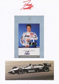2  x  Dario Franchitti  Mercedes  Auto Motorsport  Autogrammkarte + Blankokarte  original signiert 