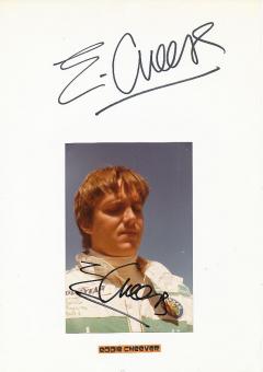 2  x  Eddie Cheever  USA  Formel 1  Auto Motorsport  Autogramm Foto + Karte  original signiert 