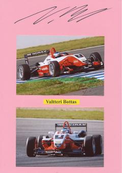 Valtteri Bottas  Finnland   Formel 1  Auto Motorsport  Autogramm Karte  original signiert 
