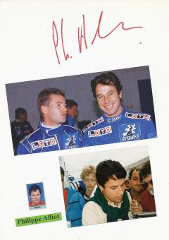 Philippe Alliot  Frankreich  Formel 1  Auto Motorsport  Autogramm Karte  original signiert 