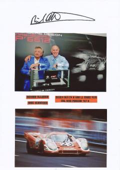Richard Attwood  GB  Formel 1  Auto Motorsport  Autogramm Karte  original signiert 