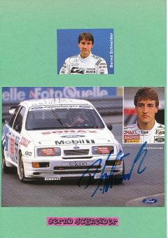 Bernd Schneider Ford  Auto Motorsport  Autogrammkarte  original signiert 