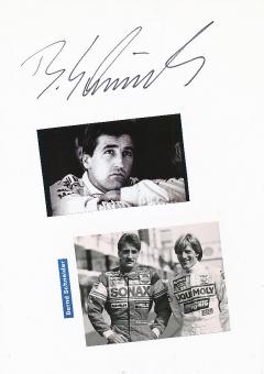 Bernd Schneider  Formel 1  Auto Motorsport  Autogramm Karte  original signiert 