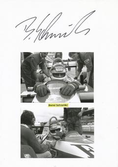 Bernd Schneider  Formel 1  Auto Motorsport  Autogramm Karte  original signiert 