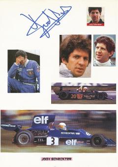 Jody Scheckter  Weltmeister  Formel 1  Auto Motorsport  Autogramm Karte  original signiert 