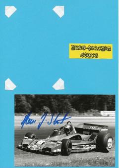 Hans Joachim Stuck  Formel 1  Auto Motorsport  Autogramm Foto  original signiert 