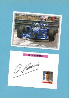 Olivier Panis  Frankreich  Formel 1  Auto Motorsport  Autogramm Karte  original signiert 