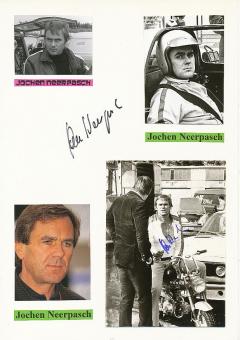 2  x  Jochen Neerpasch    Auto Motorsport  Autogramm Foto + Karte  original signiert 