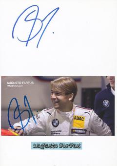 2  x Augusto Farfus  BMW  Auto Motorsport  Autogrammkarte + Karte  original signiert 