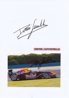 2  x  Daniel Juncadella  Auto Motorsport  Autogramm Foto + Karte  original signiert 