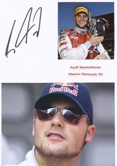 Martin Tomczyk   Audi  Auto Motorsport  Autogramm Karte  original signiert 