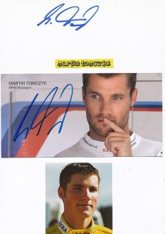 2  x  Martin Tomczyk  BMW  Auto Motorsport  Autogrammkarte + Karte  original signiert 