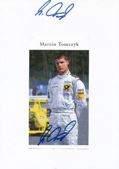 2  x  Martin Tomczyk  Opel  Auto Motorsport  Autogrammkarte + Karte  original signiert 